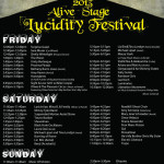 Musicians, Performers & Times on the Alive Stage